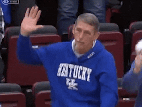 Kentucky Wildcats Fan Waving