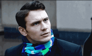 James Franco's Shocked Expression in The Interview