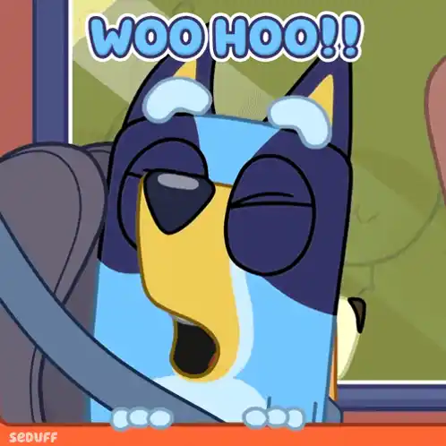 Bluey Says Woo Hoo!