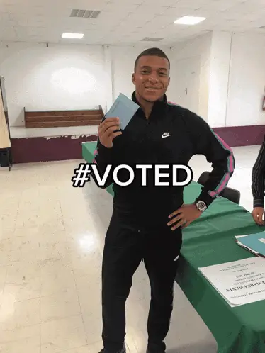 Kylian Mbappé Votes - #VOTED Meme