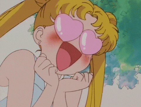 Sailor Moon with Heart Sunglasses
