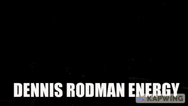 Dennis Rodman Energy Meme: Expressive Gestures