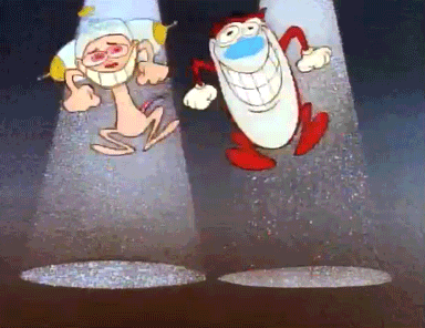 Ren and Stimpy Dancing Duo