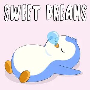Sweet Dreams: Sleeping Penguin Animation – free GIF download | meme platform | memes GIF
