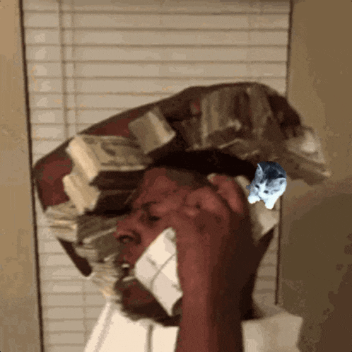 Smolcat on the Money Phone