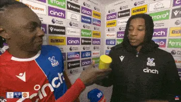 Crystal Palace Players Eze & Olise After 4-0 Win