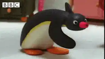Pingu's Hilarious Treadmill Workout