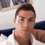 Cristiano Ronaldo Smiles and Drinks