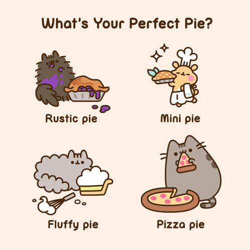 Pusheen Cat: What's Your Perfect Pie?