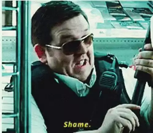 Hot Fuzz: Nicholas Angel Says 'Shame'