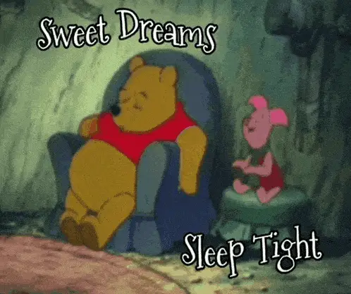 Winnie The Pooh & Piglet: Sweet Dreams – free GIF download | meme platform | memes GIF