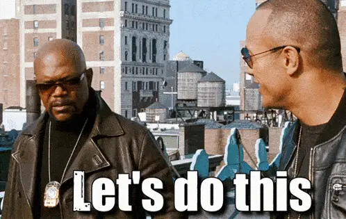 Samuel L. Jackson & Dwayne Johnson: Let's Do This – free GIF download | meme platform | memes GIF