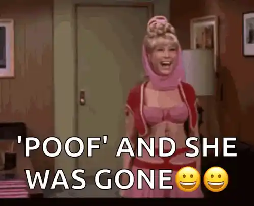 I Dream of Jeannie: Poof and She Was Gone