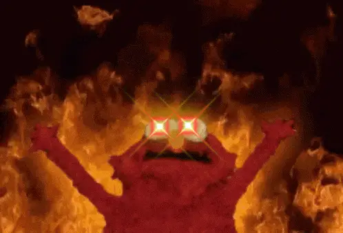 Bitcoin Bitaroo Elmo Laser Eyes Meme