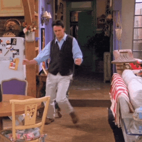 Friends TV: Chandler Bing's Iconic Dance