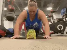 Adorkably Mandy's Funyuns Push-Up Workout