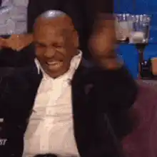 Mike Tyson Laughing Heartily