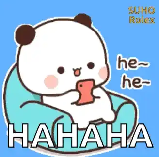 Bubu Dudu Laughing Hysterically