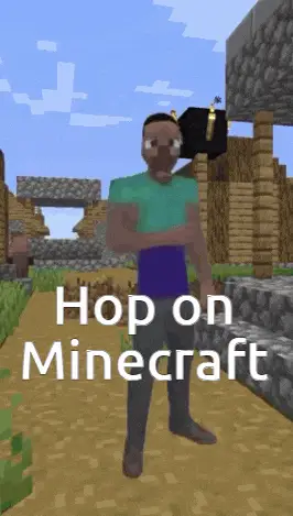 Hop On Minecraft Dance – minecraft memes meme GIF free download no watermark 2026