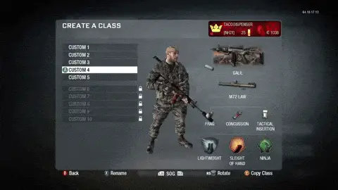 Black Ops 1 Create A Class Gameplay