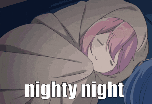 Good Night Nighty: Cute Anime Girl Sleeping