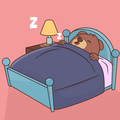 Bearish Bearish Af: Sleeping Teddy Bear