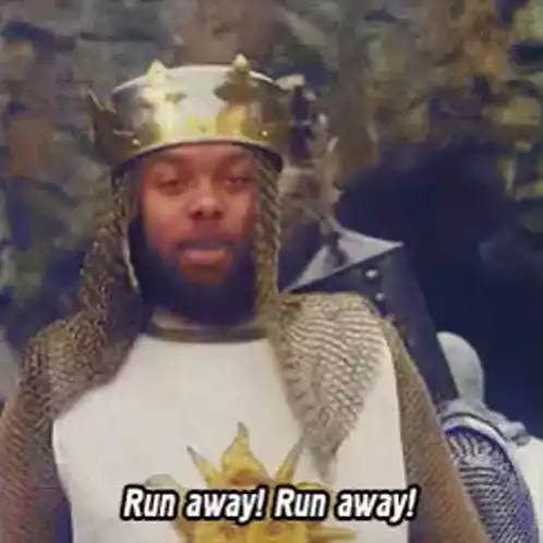 Kyoshi: Run Away! (Monty Python)