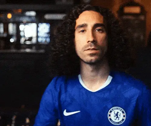 Marc Cucurella in Chelsea FC Jersey