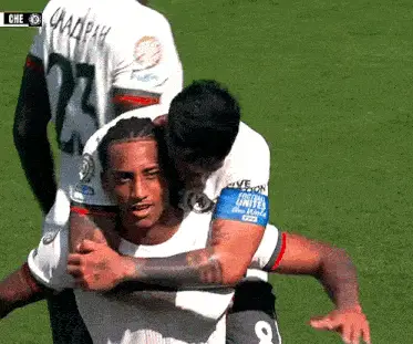 Joao Pedro & Enzo Fernandez Celebrate