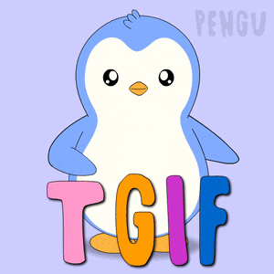 Happy Friday Penguin TGIF