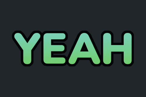 Little Pills: Animated 'YEAH' Text