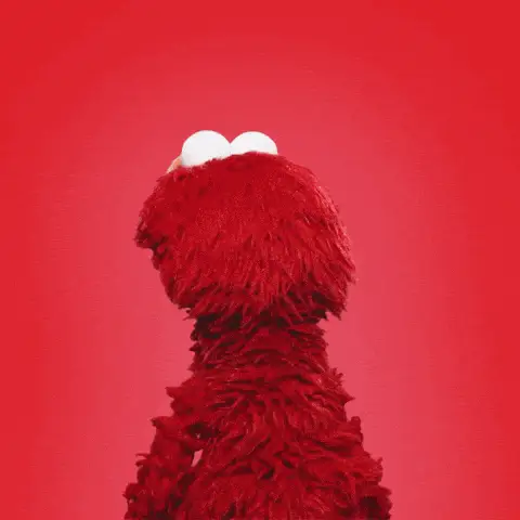 Elmo's Curious Head Turn