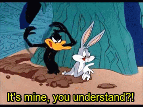 Daffy Duck's "Mine! ALL Mine!!" Moment