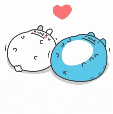 Capoo and Tutu Snuggling