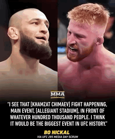 Bo Nickal on Khamzat Chimaev Fight: Biggest UFC Event