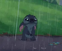 Sad Stitch in the Rain