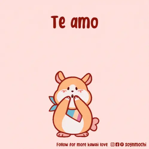 Cute Hamster Blowing Kisses, Says 'Te Amo'