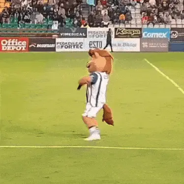 Pachuca Tuzos Mascot Dancing