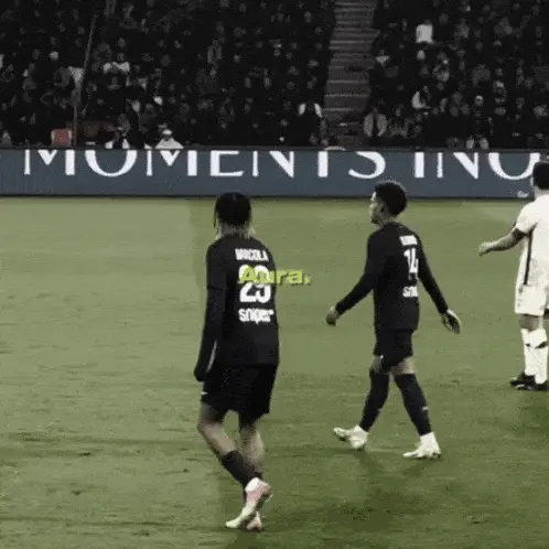 Barcola & Doué's Aura on the Field