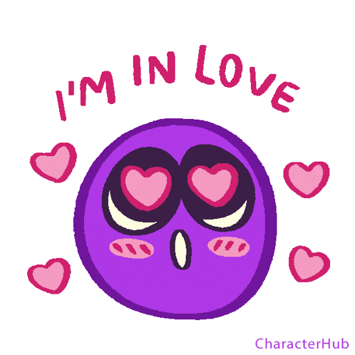 I'm In Love - Purple CharacterHub Emoji