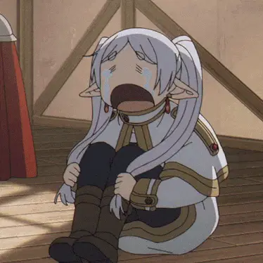Frieren Cry Frieren Beyond Journey'S End – free GIF download | memes GIF | meme platform
