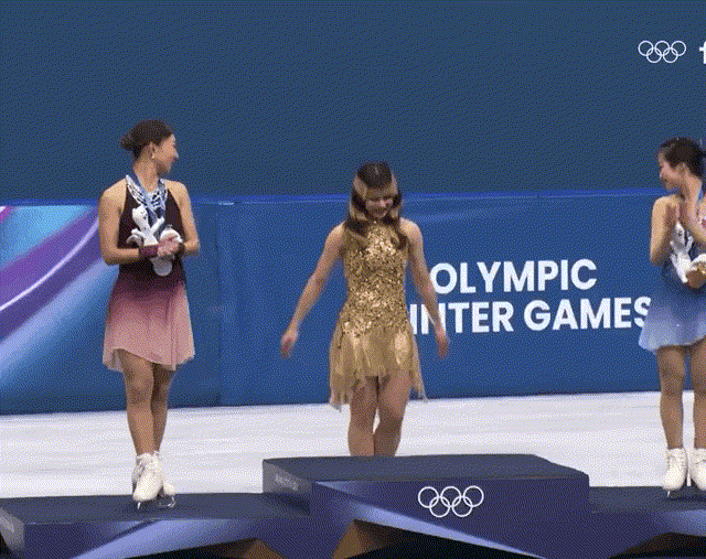 Alysa Liu Podium Olympic Gold Medal