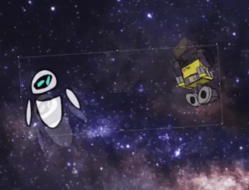 Wall E and Eva