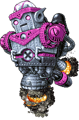 Flying Jupiter King Jupiter Queen Robot Sticker