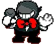 Motormouth Mike Pixel Art Animated Sticker