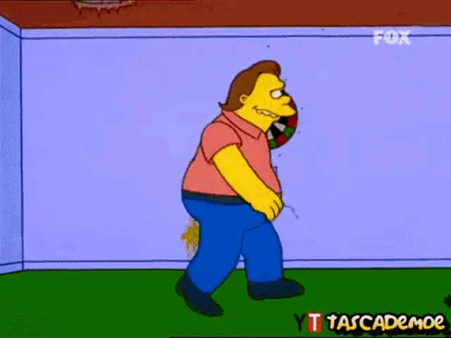Barney Gumble's Trapdoor Surprise at Moe's Tavern