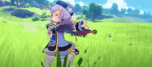 Genshin Impact: Qiqi Running