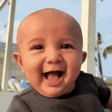 Cute Baby Giggles and Sticks Out Tongue – current memes meme GIF free download no watermark 2026