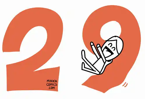 Minka Comics Happy 29th Birthday Animation