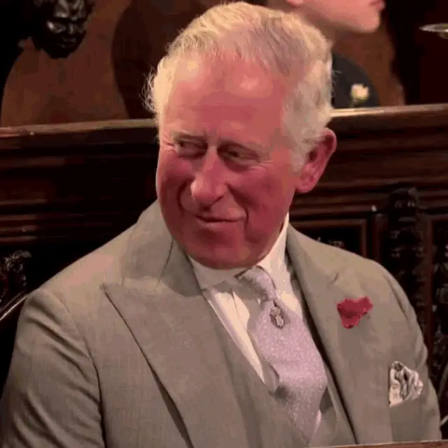 King Charles III Laughing at Royal Event